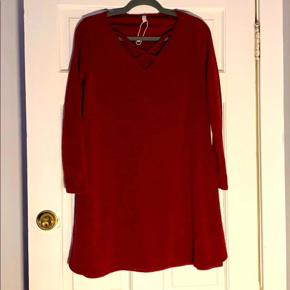 Pink Blush long sleeve dress